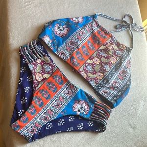 Boho Bikini Set - Reversible for two styles!